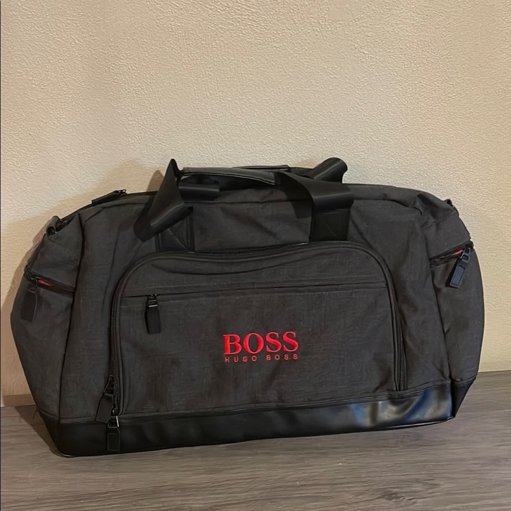 Brand new Hugo Boss Black Duffel Bag with Sporty Design